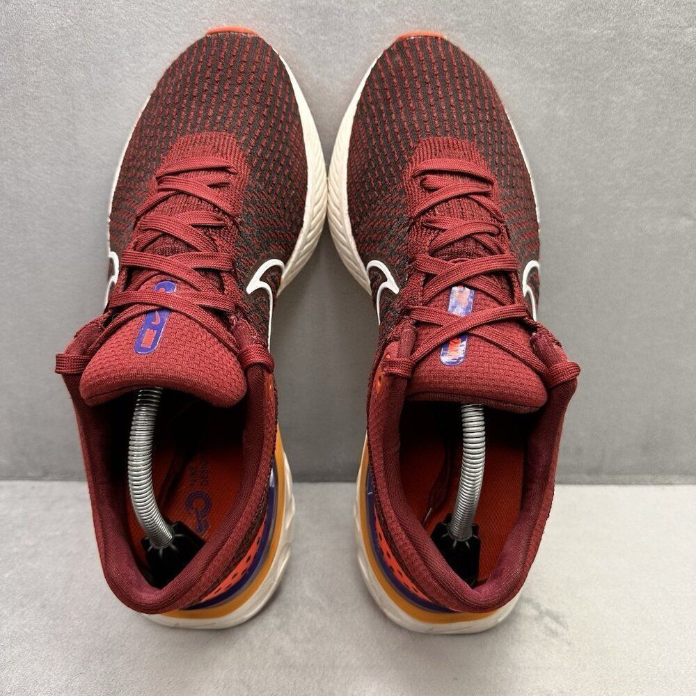 Nike Men's Maroon/White/Orange Running Shoes - Picture 6 of 8